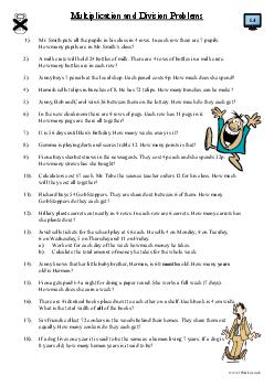 Multiplication and Division Problems (a)