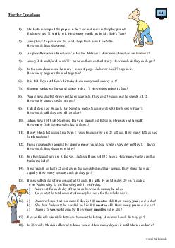 Multiplication and Division Problems (b)