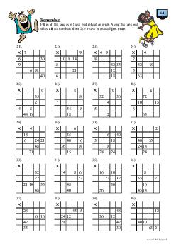 Multiplication Grids (b)